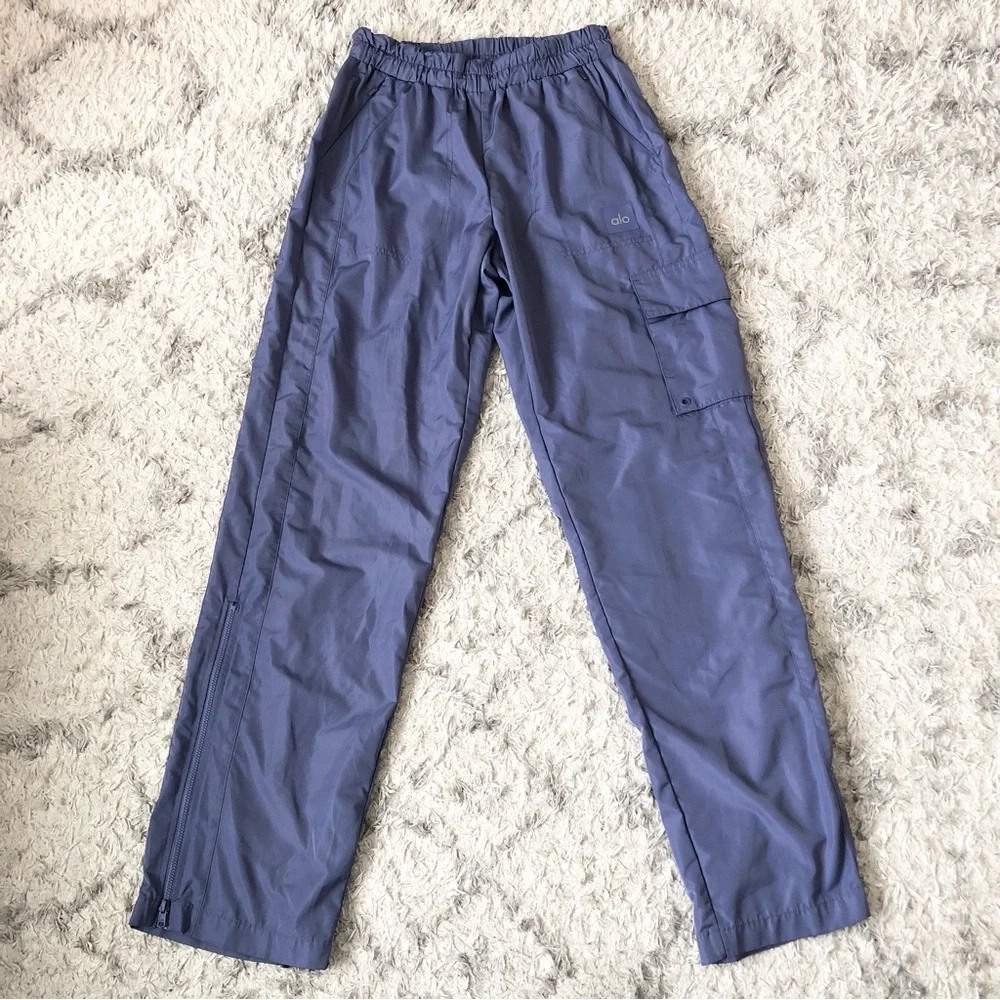 Alo Yoga International Wide Leg City Pant Infinity Blue S